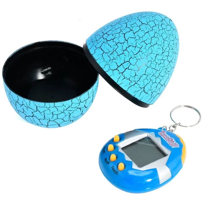 Интерактивная игрушка UFT электронный питомец Тамагочи в Яйце Динозавра Eggshell Game Blue (EggBlue)