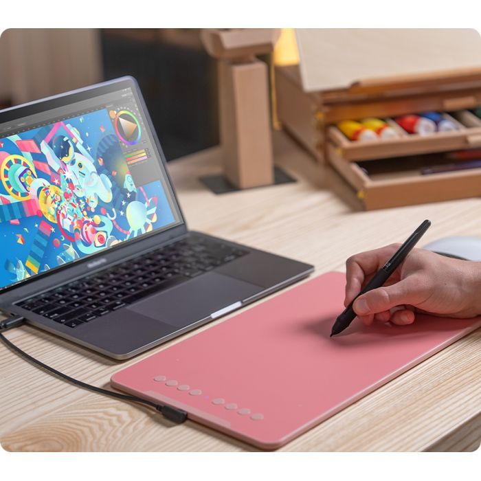 Графический планшет XP-Pen Deco 01V3 Pink изображение 11