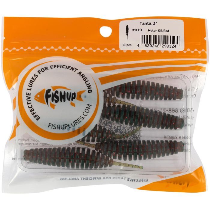 Силікон рибальський FishUP Tanta 3" 026 - Flo Chartreuse/Green (6шт/уп) (1864.11.07) зображення 2