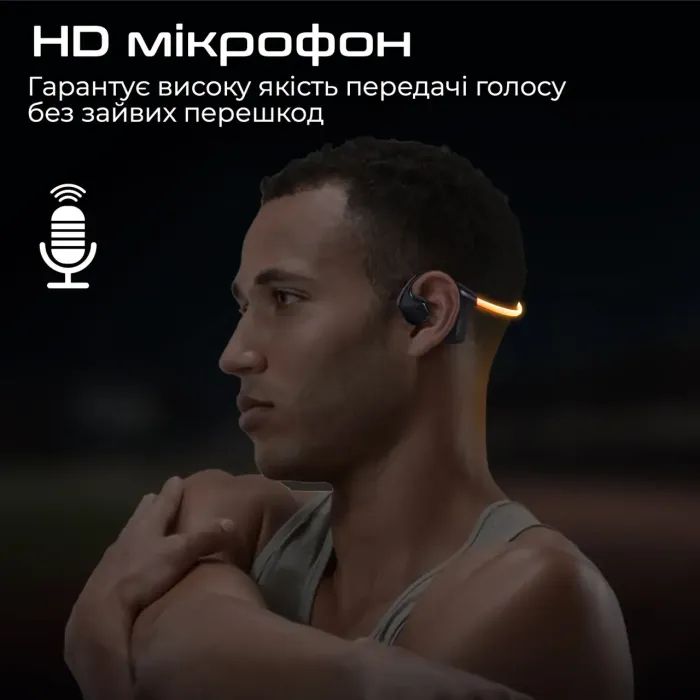 Наушники Promate RippleGlow Black (rippleglow.black) изображение 8