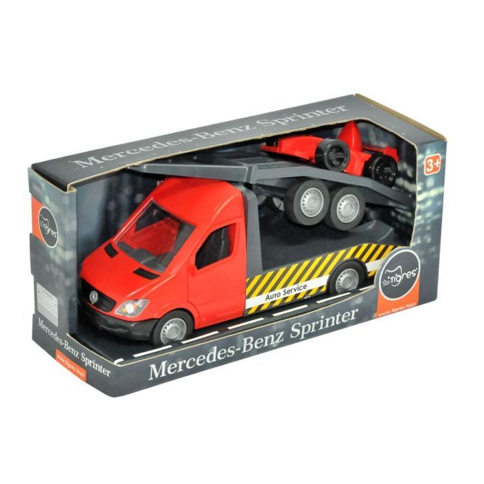 Спецтехника Tigres Mercedes-Benz Sprinter эвакуатор с лафетом (желтый) (39741)