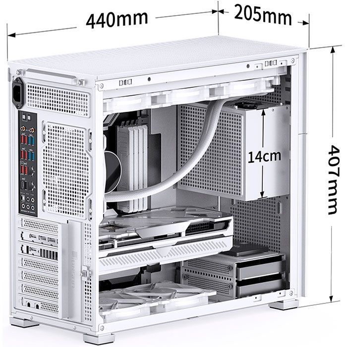Корпус JONSBO D41 STD White изображение 12