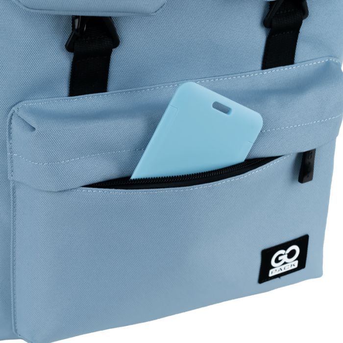 Рюкзак шкільний GoPack Education Teens 178 сіро-блакитний (GO25-178L-3) зображення 12