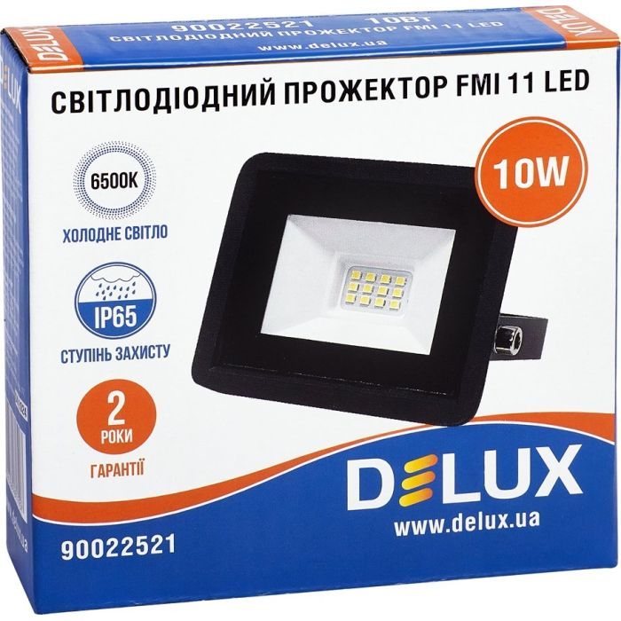 Прожектор Delux FMI 11 LED 10Вт 6500K IP65 (90022521) зображення 3