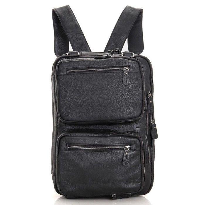 Сумка Vintage Чорна (14058) зображення 10