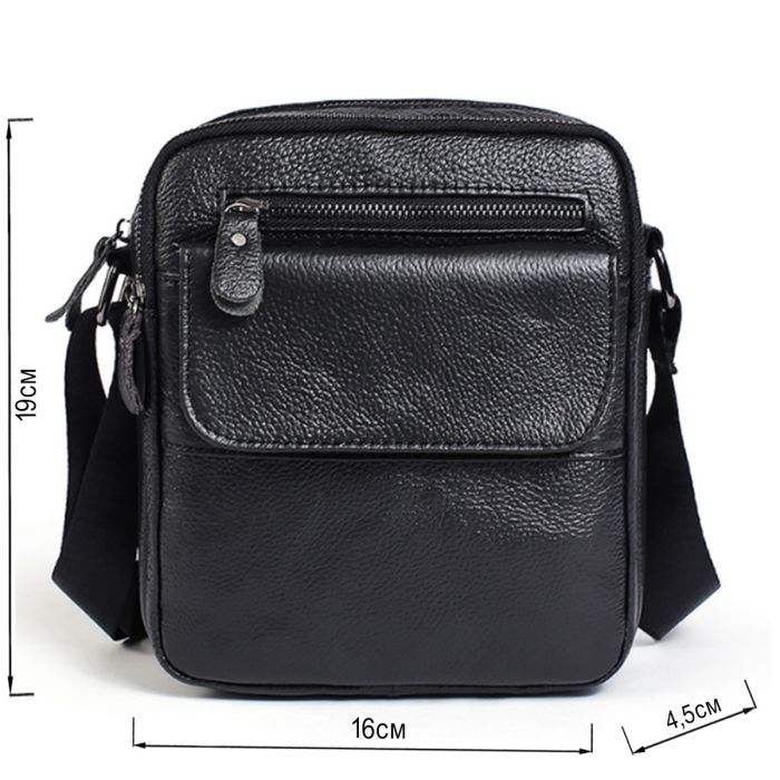 Сумка Vintage Черная (14609) изображение 3