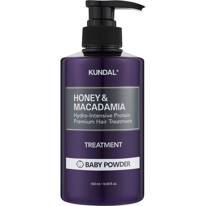 Маска для волос Kundal Honey & Macadamia Treatment Baby Powder 500 мл (8809568740616)