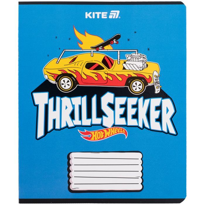 Зошит Kite Hot Wheels, 18 аркушів, клітинка (HW25-236) зображення 8