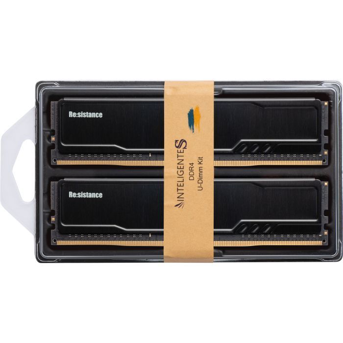 Модуль памяти для компьютера DDR4 16GB (2x8GB) 3200 MHz CL16 1.35V Resistance INTELIGENTES (IR4DFK2/16) изображение 4