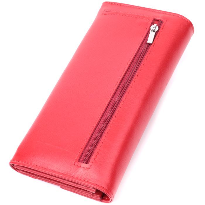 Гаманець ST Leather З натуральної шкіри Червоний (22545) зображення 2