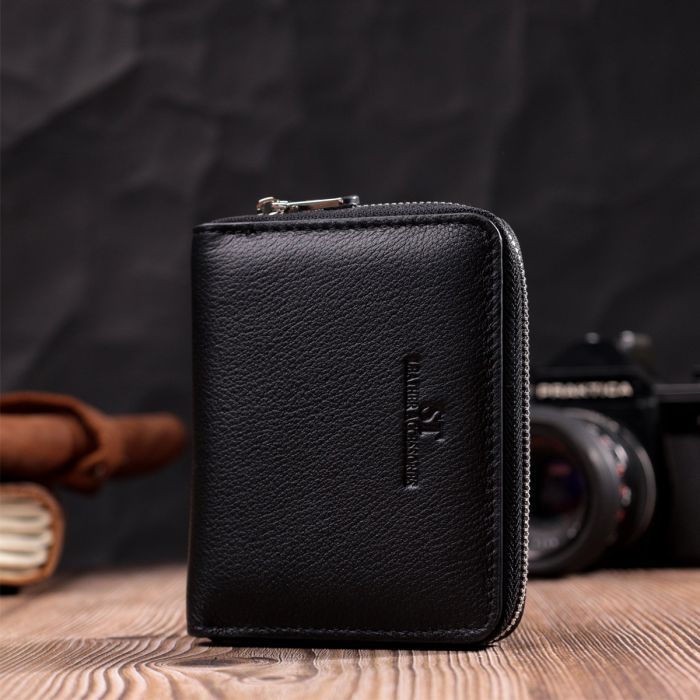 Кошелек ST Leather Кожаный Черный (19489) изображение 8