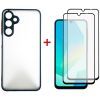 Чехол для мобильного телефона Dengos Samsung Galaxy A16 Matte + glass 2pcs (Black) (DG-CTG2P-04)