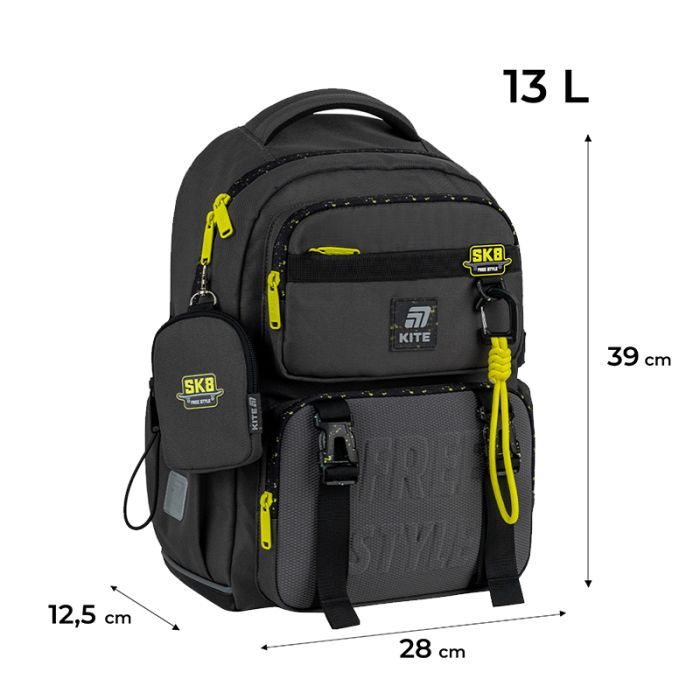 Рюкзак шкільний Kite Education 1022 Free Style (K25-1022M-3) зображення 2