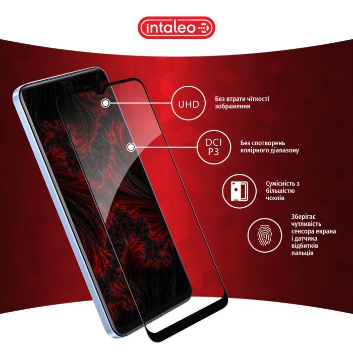 Скло захисне Intaleo Full Glue Realme V20 Black (1283126559440) зображення 4