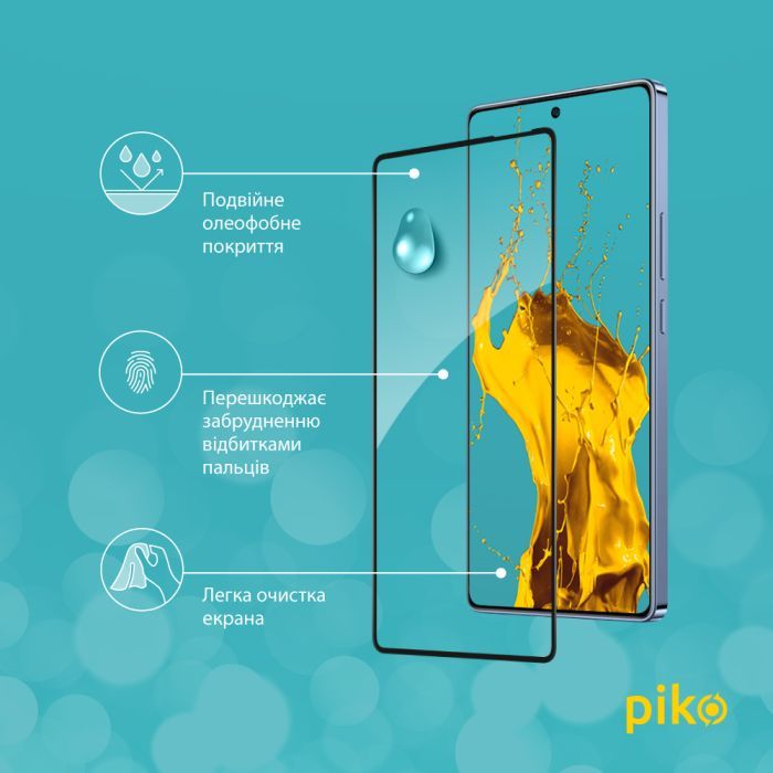 Скло захисне Piko Full Glue Infinix Note 40 4G Black (1283126594922) зображення 4