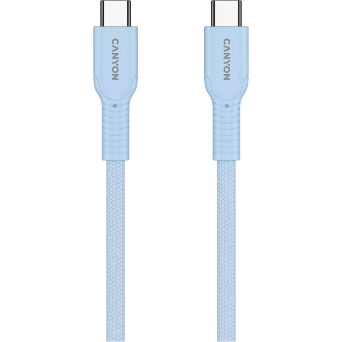 Дата кабель USB-C to USB-C 1.0m OnWire 60CL C-C 60W COLOR Braided 1m Purple Canyon (CND-CCAP60AB10PU) зображення 2