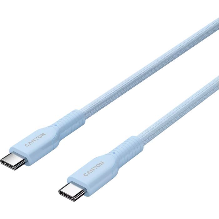 Дата кабель USB-C to USB-C 1.0m OnWire 60CL C-C 60W COLOR Braided 1m Purple Canyon (CND-CCAP60AB10PU) зображення 3