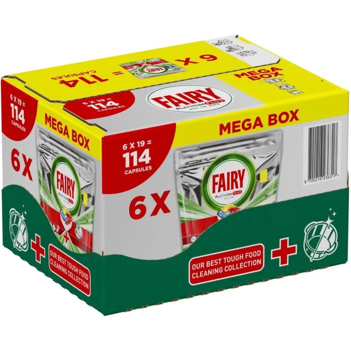 Таблетки для посудомоечных машин Fairy Platinum Plus All in One Lemon 71 шт. (8700216236126)