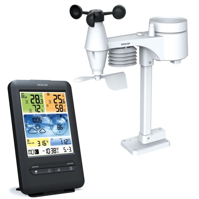 Метеостанція Sencor SWS9898WIFI зображення 10