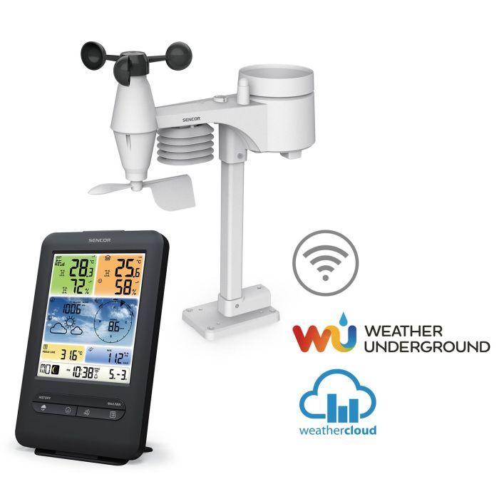 Метеостанція Sencor SWS9898WIFI зображення 11