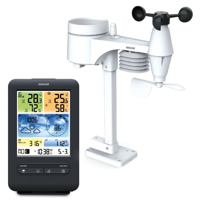 Метеостанція Sencor SWS9898WIFI зображення 4