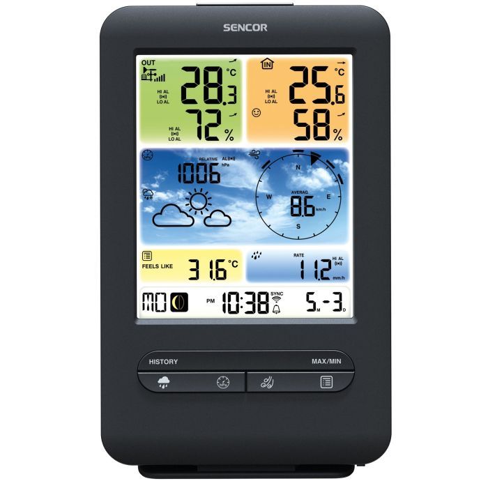 Метеостанція Sencor SWS9898WIFI зображення 9