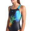 Купальник Arena Vibrant Swimsuit Swim Pro Back 008936-580 Чорний 36 (3468337504825) изображение 4