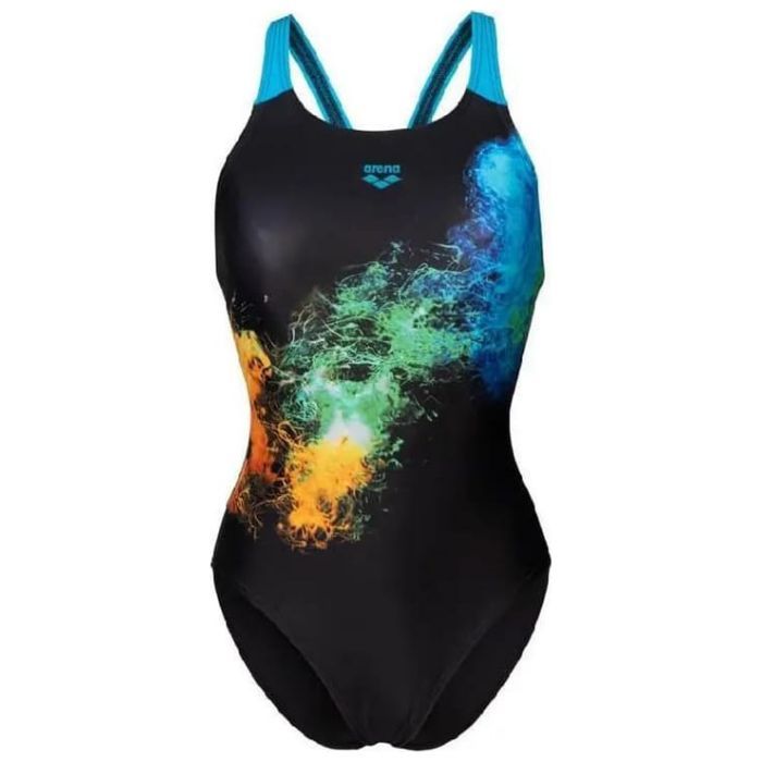 Купальник Arena Vibrant Swimsuit Swim Pro Back 008936-580 Чорний 40 (3468337504849) изображение 6
