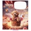 Тетрадь Школярик Romantic stories 12 листов клетка (012-3464K) изображение 5
