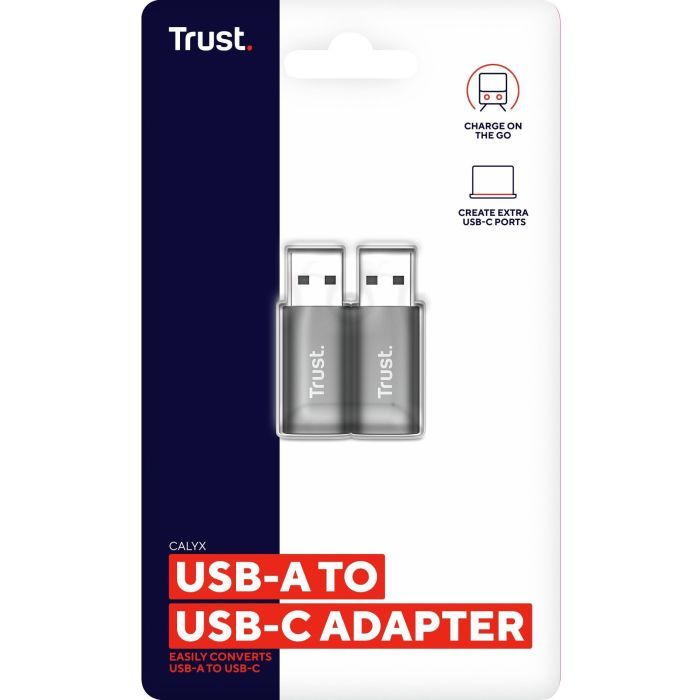 Перехідник USB-C to USB-A 3.2 Adapter 2-Pack Trust (25573_TRUST) зображення 10