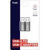 Перехідник USB-C to USB-A 3.2 Adapter 2-Pack Trust (25573_TRUST) зображення 10