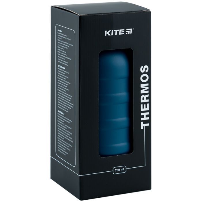 Термос Kite 750 мл синій (K24-1205-1) изображение 4