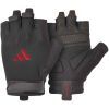 Перчатки для фитнеса Adidas Essential Training Gloves ADGB-15001RD чорний, червоний S (885652025843)
