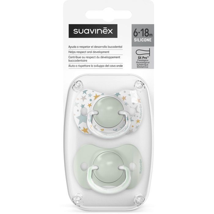 Пустушка Suavinex Dreams фізіологічна 2 шт, 6-18 місяців, нюдова (308276) зображення 5