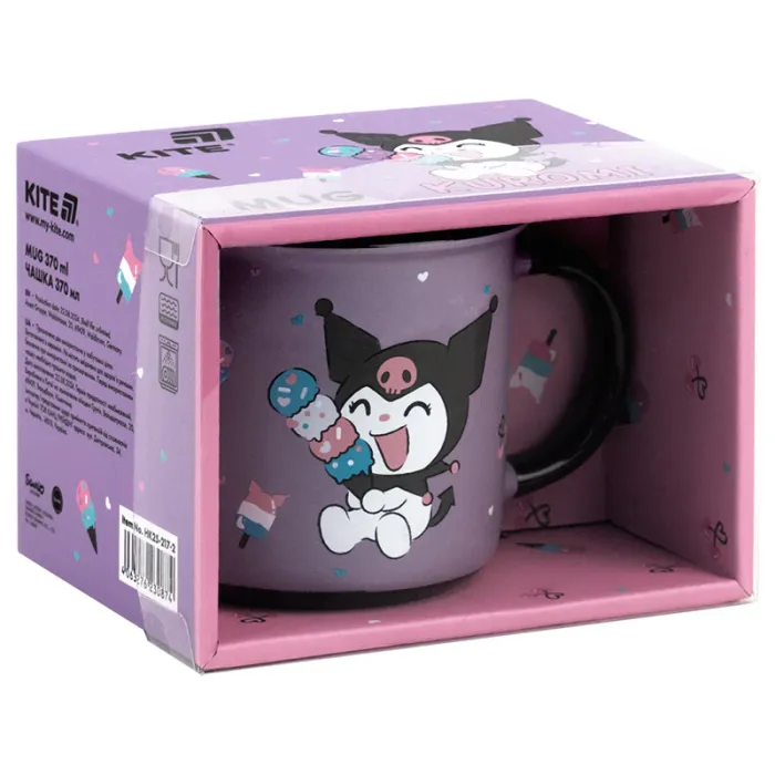 Чашка Kite Kuromi 370 мл, HK-2 (HK25-217-2) изображение 3