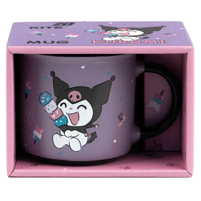 Чашка Kite Kuromi 370 мл, HK-2 (HK25-217-2) изображение 4