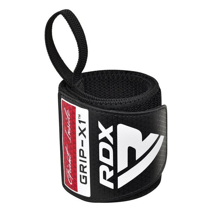 Бинт для спорту RDX WR11 Gym Wrist Wrap Black/White (WAH-WR11BW) зображення 4