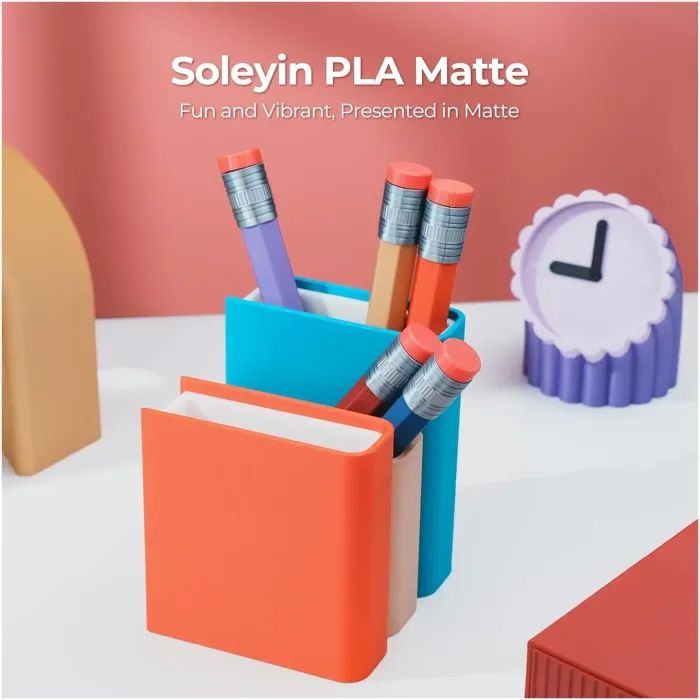Пластик для 3D-принтера Creality Soleyin matte 1кг, 1.75мм, white (3301010512) зображення 2