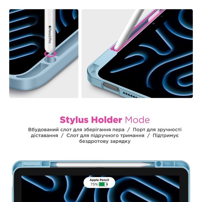 Чохол до планшета Armorstandart Y-Type PEN Xiaomi Pad 7 / 7 Pro Black (ARM85536) зображення 4