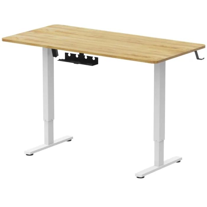 Компьютерный стол OfficePro ODE1470DW Dark Wood/Black (ODE1470DW) изображение 2