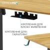 Компьютерный стол OfficePro ODE1470LWW Light Wood/White (ODE1470LWW) изображение 4