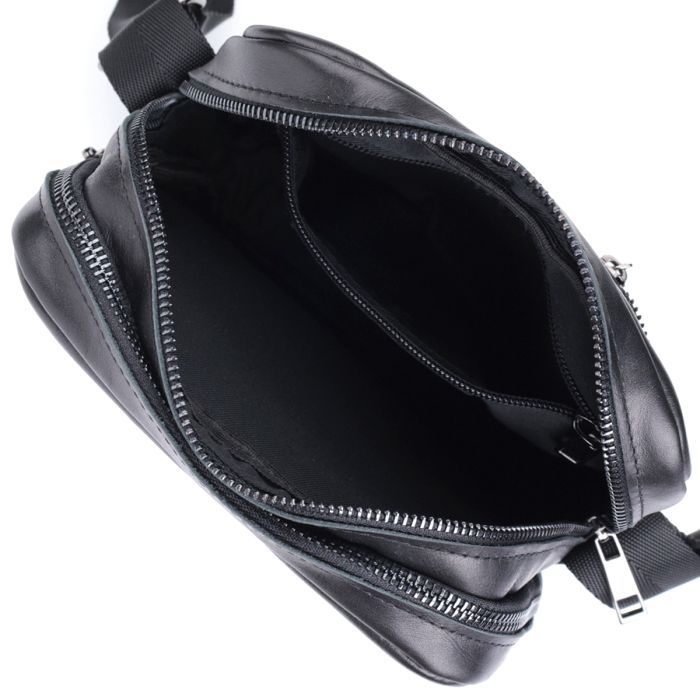 Сумка Shvigel Из натуральной кожи Черная (22846) изображение 7