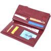 Гаманець ST Leather З натуральної шкіри Бордовий (22534) зображення 6