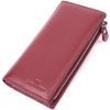 Гаманець ST Leather З натуральної шкіри Бордовий (22534)