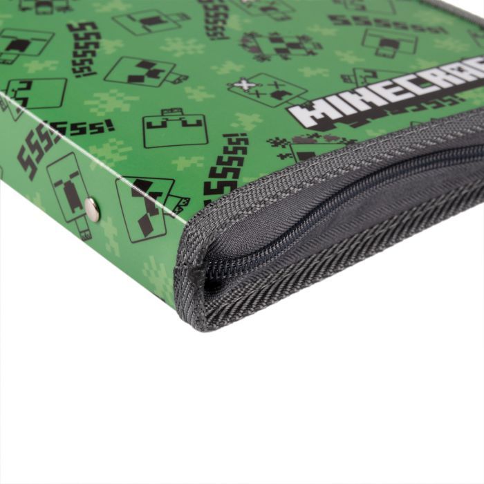Папка для тетрадей Yes пластиковая на молнии Minecraft Creepers В5 (492203) изображение 2