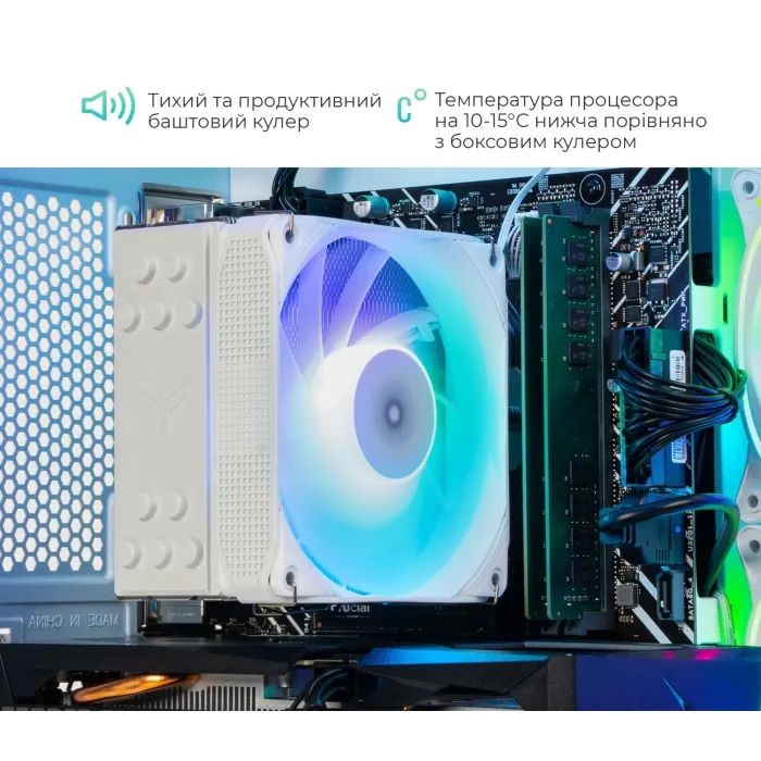 Компьютер Artline Gaming X39WHITE (X39WHITEv81) изображение 8