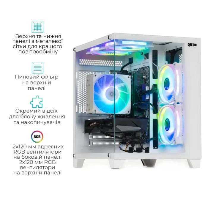 Компьютер Artline Gaming X39WHITE (X39WHITEv81) изображение 9