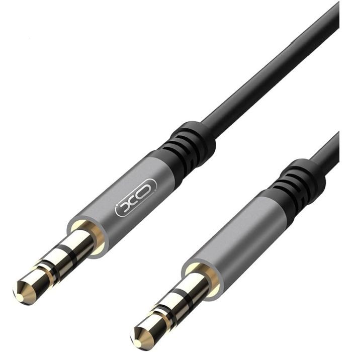 Кабель мультимедийный 3.5mm M to 3.5mm M 1.0m black XO (XO-NB121) изображение 2