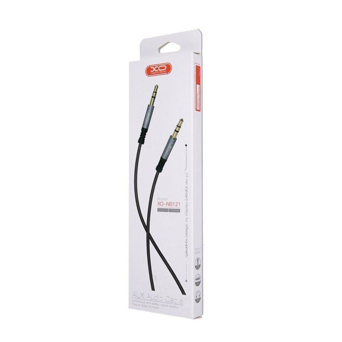 Кабель мультимедийный 3.5mm M to 3.5mm M 1.0m black XO (XO-NB121) изображение 5