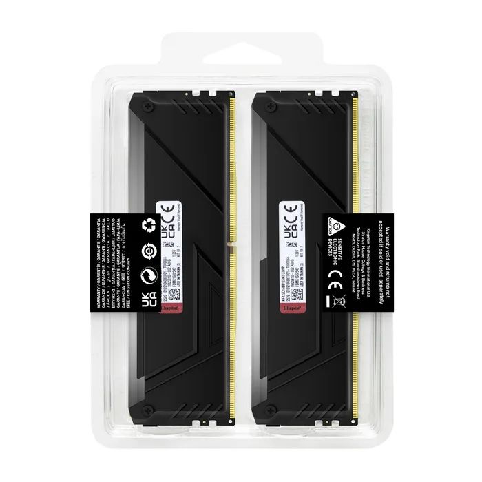 Модуль пам'яті для комп'ютера DDR4 32GB (2x16GB) 3200 MHz Beast RGB Black Kingston Fury (ex.HyperX) (KF432C16BB12AK2/32WP) зображення 6